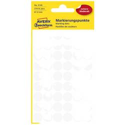 Avery-Zweckform 3145 popisovače etiket Ø 12 mm bílá 270 ks trvalé papír