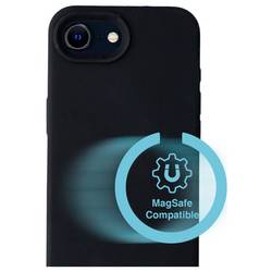 4Smarts Silikon Case Cupertino Cover Apple iPhone 16e černá Kompatibilní s MagSafe 541362