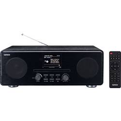 Lenco DIR-260BK DIR-260 internetové přenosné rádio, internetové, DAB+, FM, internet, FM, AUX, Wi-Fi, CD, Bluetooth, DAB+, MP3, funkce alarmu, vč. dálkového