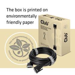 club3D DVI kabel DVI-D 24+1pol. Zástrčka 3.00 m černá CAC-1223 DVI kabel