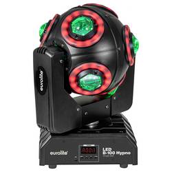 Eurolite 51918825 B-100 Hypno Single Ball DMX LED reflektor Počet LED:8 10 W