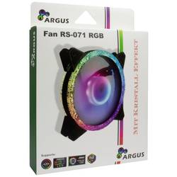 Inter-Tech RS-071 RGB PC větrák s krytem černá, bílá