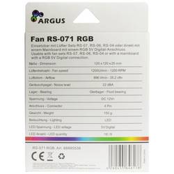 Inter-Tech RS-071 RGB PC větrák s krytem černá, bílá