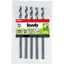 kwb 258048 HSS spirálový vrták 1 ks 4.8 mm Celková délka 86 mm M2 DIN 338 válcová stopka 1 ks