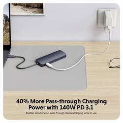 HYPER USB-C® dokovací stanice HyperDrive EcoSmart Gen.2 Hub Vhodné pro značky (dokovací stanice pro notebook): univerzální napájení USB-C®