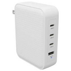 Targus HyperJuice 145W USB nabíječka, GaN, 1x USB A , 3x USB-C®, 140 W, Rychlé nabíjení, bílá