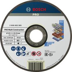 Bosch Accessories ACS 60 V BF 2608602385 řezný kotouč rovný 125 mm 1 ks kov, nerezová ocel, Neželezné kovy, kámen, mramor, plast