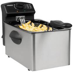 Princess 01.182642.01.001 fritéza 4 l 2 000 W indikátor, nepřilnavý povlak, ochrana proti přehřátí černá