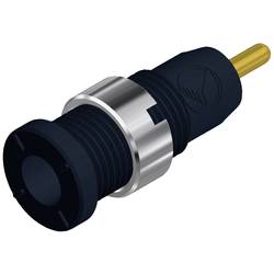 Hirschmann Test & Measurement MSEB 2630 S 1,9 Au bezpečnostní laboratorní zásuvka zásuvka, vestavná vertikální Ø pin: 2 mm černá 1 ks