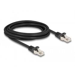Delock 80189 RJ50 síťové kabely, propojovací kabely Kabel S/FTP 3.00 m černá stíněný 1 ks