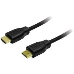 LogiLink HDMI kabel Zástrčka HDMI-A, Zástrčka HDMI-A 7.50 m černá CH0045 4K UHD HDMI kabel