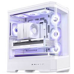 Jonsbo midi tower pouzdro, PC skříň, herní pouzdro bílá
