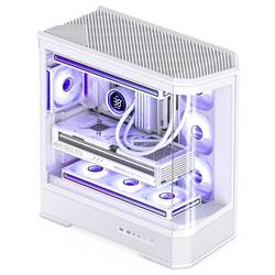 Jonsbo midi tower pouzdro, PC skříň, herní pouzdro bílá