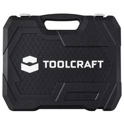 TOOLCRAFT sada bitů a nástrčných klíčů, 1/2 , 1/4 , 3/8 , 196dílná, TO-10674597