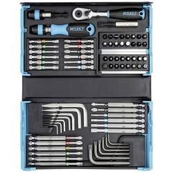 Hazet 2200SC-31 sada bitů, 73dílná, plochý, křížový PH, křížový PZ, inbus, TORX, Torx Tamper Resistant, Šestihran