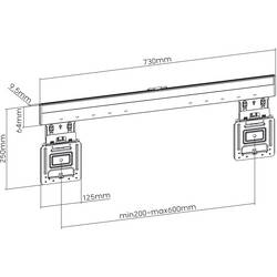 My Wall HE7-1L TV držák na zeď 94,0 cm (37) - 203,2 cm (80) pevný integrovaná vodováha