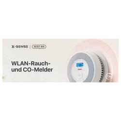 X-Sense SC07-WX, SC07-WX Výstražný detektor kouře a oxidu uhelnatého kouře, oxidu uhelnatého (CO)
