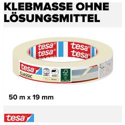 tesa Classic 52803-00000-01 malířská krycí páska bílá (d x š) 50 m x 19 mm 1 ks