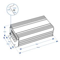 Mascot Battery 8661 DC/DC měnič napětí 24 V/DC - 12 V/DC/12 A 160 W