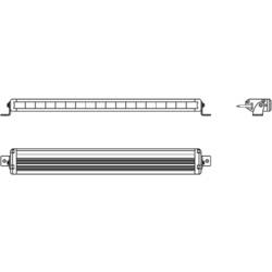 Osram Automotive dálkový světlomet LEDDL116-SP LEDDL116-SP LED vpředu (d x š x v) 67 x 526 x 36 mm