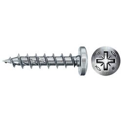 Fischer 670064 Power-Fast II šrouby do dřevotřísky 3 mm 30 mm křížová drážka Pozidriv ocel galvanizováno zinkem 200 ks