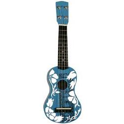 MSA Musikinstrumente UK 34 ukulele modrá, bílá