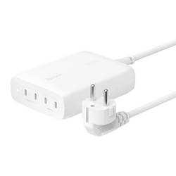 Belkin USB nabíječka, GaN, USB Power Delivery (USB-PD) , 4x USB-C®, 200 W, Dodávka energie, bílá