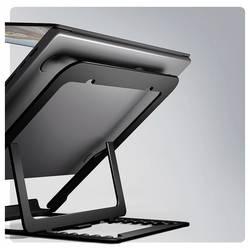 AXAGON podložka pod notebook nastavitelná výška, sklopné