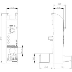 Siemens sledování zatížení 24 V/DC 1 ks 3RF2920-0FA08 proud