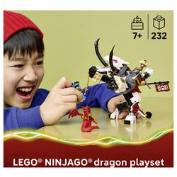 71863 LEGO® NINJAGO Zilvar na draku Grimtaku; monster hračky s 3 minifigurami