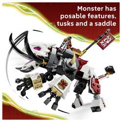 71863 LEGO® NINJAGO Zilvar na draku Grimtaku; monster hračky s 3 minifigurami