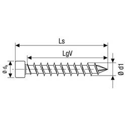 SPAX 1221010801805 sada kulatých šroubů do plechu 8 mm 180 mm T-STAR plus ocel 50 ks
