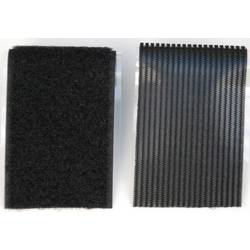 TRU COMPONENTS 730-330-2-Bag pásek se suchým zipem, lepicí, háčková a flaušová část, extra silná, (d x š) 100 mm x 50 mm, 2 pár