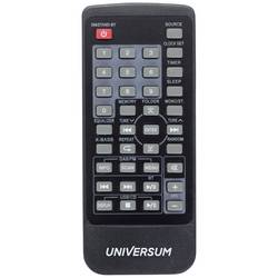 UNIVERSUM MS 300-21 stereo systém AUX, Bluetooth, CD, DAB+, FM, USB, s USB nabíječkou, vč. dálkového ovládání, včetně reproduktoru, funkce alarmu 2 x 5 W černá