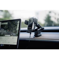 Verbatim bezdrátová indukční nabíječka 15 W FWC-03 Pro Qi Fast Wireless Car Charger 49554 Výstup Magnetické připojení černá