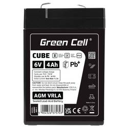 Green Cell GC-AGM6V4AH-J olověný akumulátor olověný se skelným rounem 4 Ah 6 V 1 ks