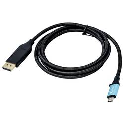 i-tec USB kabel USB-C ® zástrčka, Konektor DisplayPort 1.5 m černá C31CBLDP60HZ Kabel pro displeje USB-C®