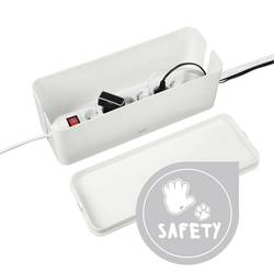 Hama kabelový box plast bílá tuhý (d x š x v) 40 x 15.6 x 13 cm 1 ks 00221011