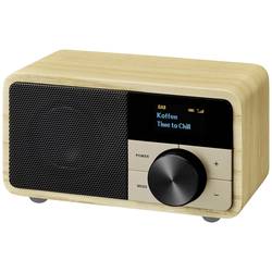 Sangean Genuine Mini DDR-7 A500429 stolní rádio, DAB+, FM, AUX, Bluetooth, dřevo