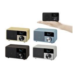 Sangean Genuine Mini DDR-7 A500429 stolní rádio, DAB+, FM, AUX, Bluetooth, dřevo