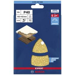 Bosch Accessories EXPERT C470 2608900886 brusný papír s otvory Zrnitost 40 (d x š) 102 mm x 93 mm 10 ks
