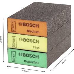 Bosch Accessories EXPERT S471 2608901175 brusný blok (d x š x v) 97 x 69 x 26 mm 3 ks