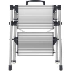 Hailo MK80 ComfortLine 4310-100 hliník sklápěcí schůdky skládací max.prac. výška: 2.4 m stříbrná, černá 3.6 kg