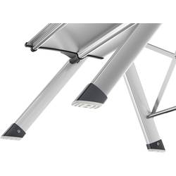 Hailo MK80 ComfortLine 4310-100 hliník sklápěcí schůdky skládací max.prac. výška: 2.4 m stříbrná, černá 3.6 kg