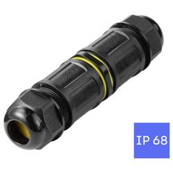 Kabelová TRU Components IP68, push-in, 5 pól., 0,5-4,0 m² TC-14745244 černá TRU COMPONENTS Množství: 1 ks