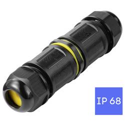 Kabelová TRU Components IP68, push-in, 3 pól., 0,5-4,0 m² TC-14745252 černá TRU COMPONENTS Množství: 1 ks