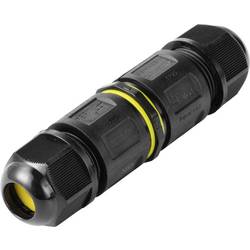 Kabelová TRU Components vodotěsná spojka IP68, šroubovací kontakt 5 pól., 0,5-2,5 m² TC-14745224 černá TRU COMPONENTS Množství: 1 ks