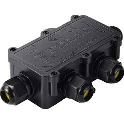 TRU Components zásuvka pro odkládání IP68, 5 vstupů, 0,5 - 2,5 m² TC-14745284 černá TRU COMPONENTS Množství: 1 ks