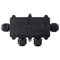 TRU Components zásuvka pro odkládání IP68, 4 vstupů, 0,5 - 2,5 m² TC-14745280 černá TRU COMPONENTS Množství: 1 ks