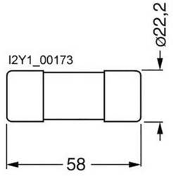 Siemens 3NC2263 vložka válcové pojistky 63 A 690 V 5 ks
